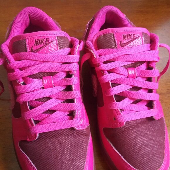 Low Dunk Pink Prime Nike Dunk Low Sneakers Shoes Valentine's Day/Any Day sz 7